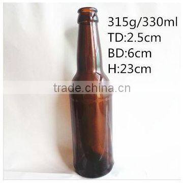 12 oz amber beer glass bottles