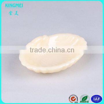Beautiful light pink shell shaped plastic acrylic soap tray