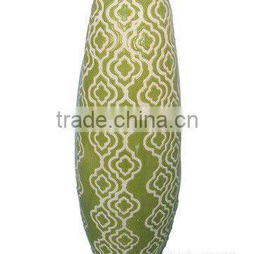 Ceramic hand painting vase for table decoration