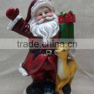 Resin Christmas Santa Clause Figurine Decoration photo-2