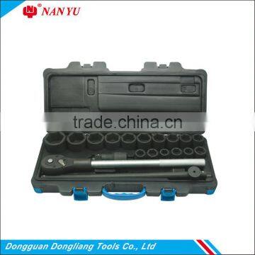 20pcs 3/4DR Heavy Duty Air Hex Socket Set