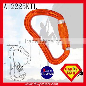 28KN Twist Lock Mountain Climbing Forged Aluminum Carabiner For Rescue photo-3
