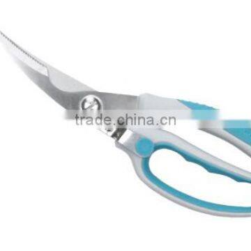B2107 Stainless Steel Scissors Kitchen Scissors Bone Shears With TPR Handle photo-2