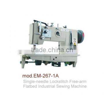 Single-needle Lockstitch Free-arm Flatbed Machine