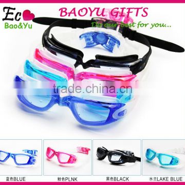 Hot Selling In Summer Custom Anti-fog Silicone Swimming Goggles