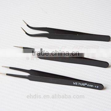 CN061B Fine Tip / Super Fine Tip / Flat and Round Tip Curved Tweezer photo-2