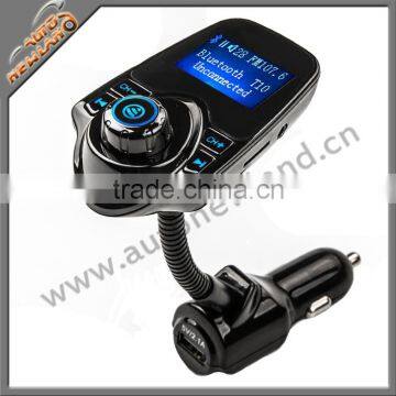 FM Transmitter, Patuoxun Bluetooth MP3 Player FM Transmitter USB Car Charger Hands-Free Calling Wireless Radio Car Kit