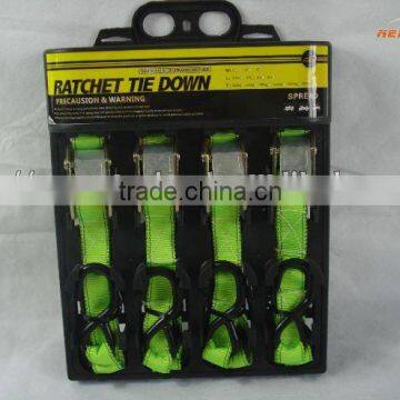 Cargo lashing tie down ratchet strap ratchet strap assembly