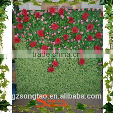 Artificial Flower Wall Indoor Decoration Artificial Flower Wall Decorative Wall Pieces photo-2