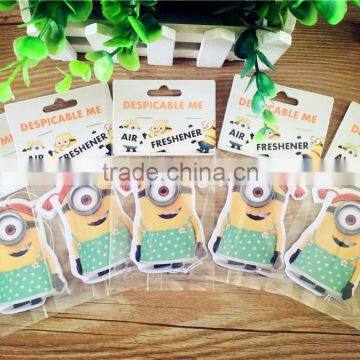 2015 cute cartoon characters Absorbent paper air fresher /freshener/freshner