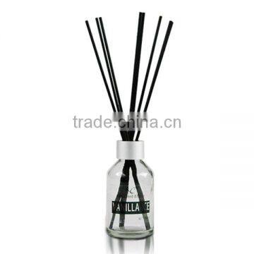 100ml perfume oil black color rattan reed diffuser bottles