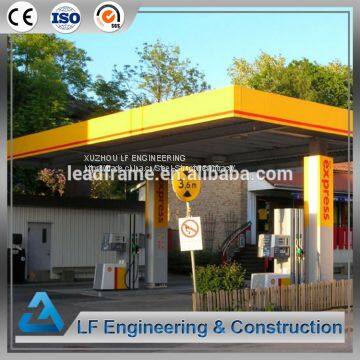 Light Weight Prefab Steel Structure Gas Station photo-3