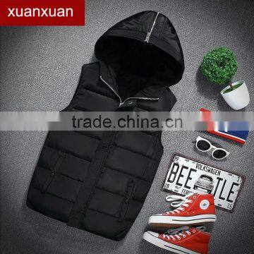 Custom Winter Warm Thick Down Jacket Pullover Waistcoat for Men photo-4
