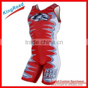 Full Sublimation men's wrestling suits/wholesale wrestling singlets/suit for man