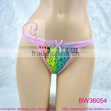 Very Hot Sale Assorted Colorful Cheap G-string Panties From Guangzhou Bestway Underwear photo-2