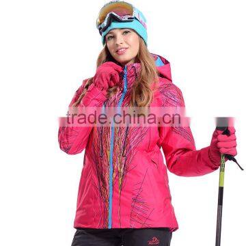 High Quality Varsity Outdoor Waterproof Polyester Custom Mens Waterproof Crane Ski Jacket photo-2