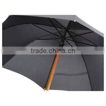 48" EcoSmart Stick Automatic Umbrella - Canopy Made From 51% Recycled Material, Full Wood Handle and Comes With Your Logo photo-2