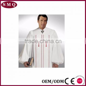 High quality church cross embroidery pulpit baptismal robe