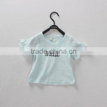 Wholesale Summer Cotton Priting Kids Girl Short Sleeve t Shirts photo-3
