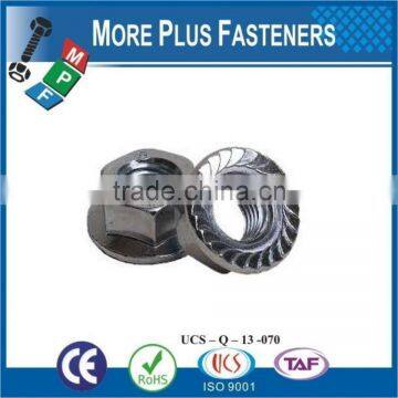 Made in Taiwan DIN 6923 Steel Class 8 Zinc Plated Stainless Steel Flange Nut DIN 6923 photo-4