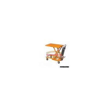 Hand-hydraulic table truck