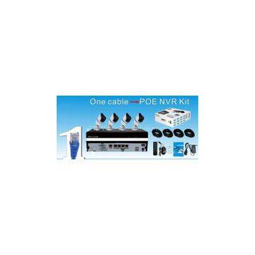 4CH POE NVR Kit with 2Megapixel 4pcs Weatherproof IP Camera AK-K8020-4W :ttbvs.com