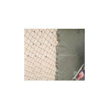 Light type chain link plastering mesh - galvanized or black mesh