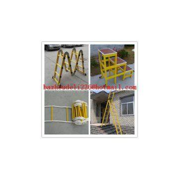 Single Step Extension FRP Ladder,Easy Handing Fiberglass Foldable Ladder
