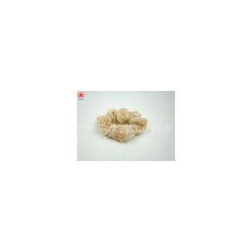 Big Beige Fabric Elastic Hair Scrunchie Hair Accessories For Wedding