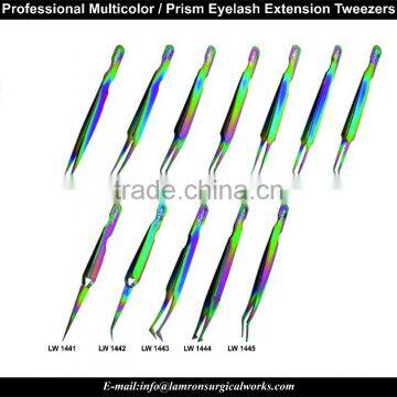 Eyelash extension tweezers of all sort