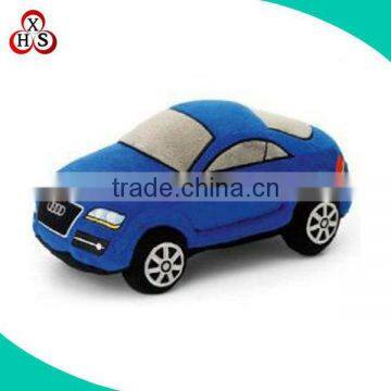 Blue soft plush toy cars Audi factory supply