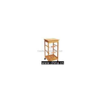 Bamboo Kitchen Trolley