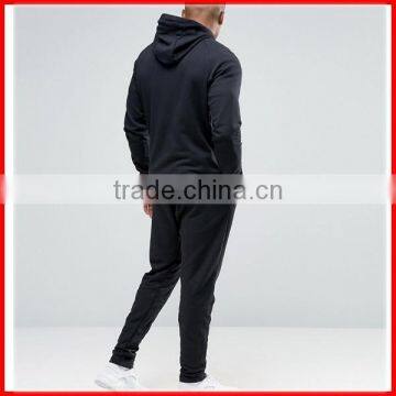 Mens Modern Latest Design Tracksuit Set In Black Wholesale Plain Jogging Suit High Quality Tracksuits photo-2