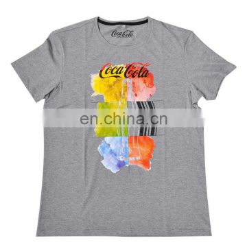 hot sale grey o-neck printing t shirt