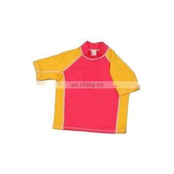 Kid's UV lycra short sleeve tops