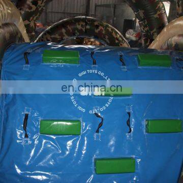 Camouflage Theme Giant Inflatable Bouncer House n Obstacle Course Combo for Sale photo-4