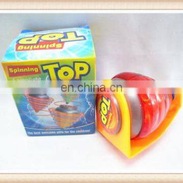 New Product Kids Plastic Light up Spinning Top Toy Spin Top