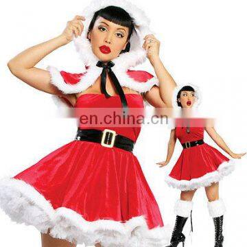2015 China Supplier Wholesale Christmas Adult Girls Sexy Christmas Costume Lingerie for Party photo-3