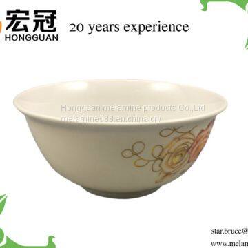 Dongguan melamine dinner bowl with custom printing for wholesale