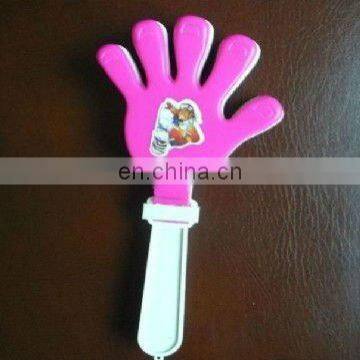 Cheerleading plastic hand clappers