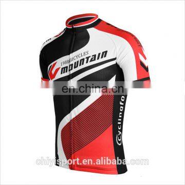 2016 Full sublimation transfer printing custom china cycling team jersey Custom Mountain Bike Jerseys