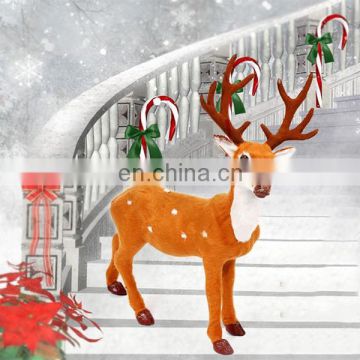 2017 popular wholesale festival items Simulation Deer Christmas Decoration ornaments