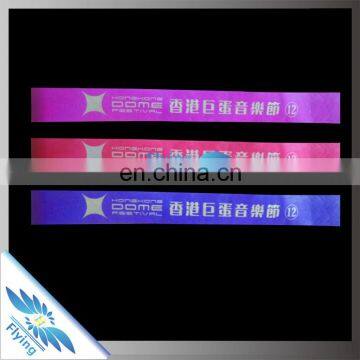 custom cheap printable waterproof tyvek paper Wristbands for event