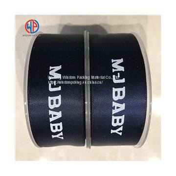 Customized Logo 100% Polyester Printed Satin Ribbon