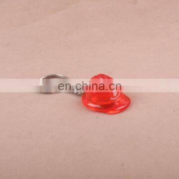 Popular Sale Promotional Bottle Cap Safety Helmet Keychain With Privated Logo Printed