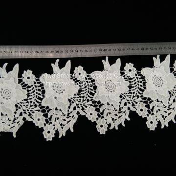 New Fashion White Cotton Sewing Embroidery Machine Lace Trim Fabric photo-5
