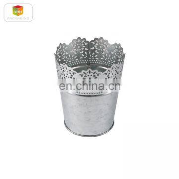 Metal Tin Garden Flower Pots photo-4