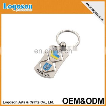 YKPAIHA two middle spinning keychain UKRAINE souvenir keyrings