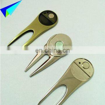 Bulk cheap golf divot tool/repair tool with ball marker,Hat clips