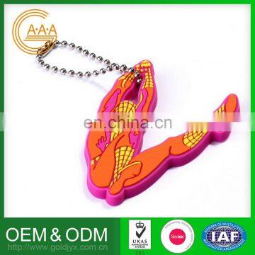 Factory Direct Price Custom Soft Pvc Keychain Colorful Nice Design Rubber Key Chain